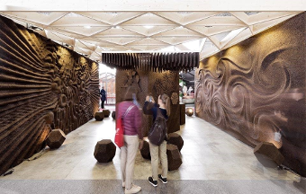 sofalca associada do cluster habitat sustentavel na feira de paris